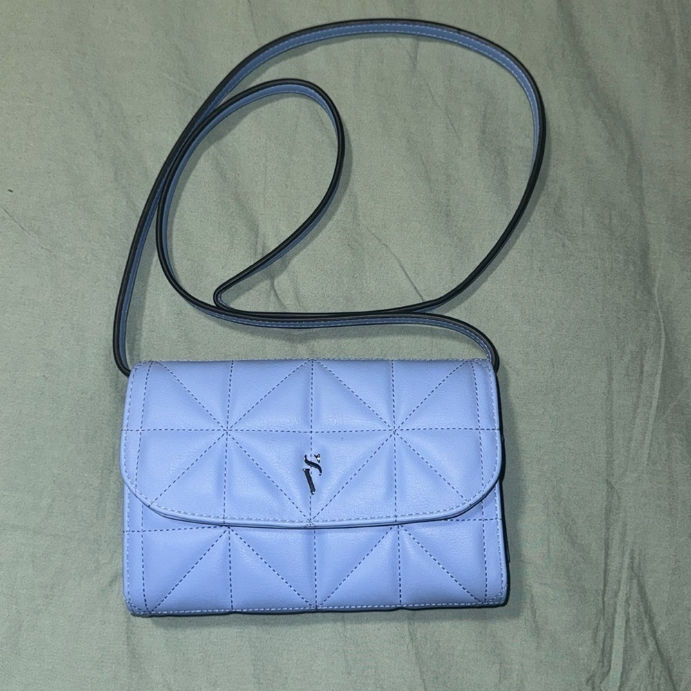 Crossbody Triangle Pattern - Light Blue - image 1